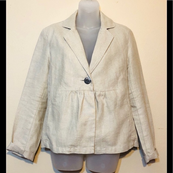 Charter Club linen blazer size M - Picture 1 of 8